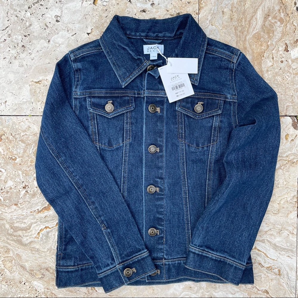 Janie and Jack denim jacket 7-8yo new with tags